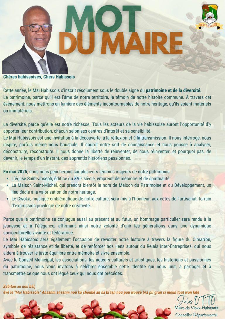 Mai Habissois – 2025 – Vieux-Habitants