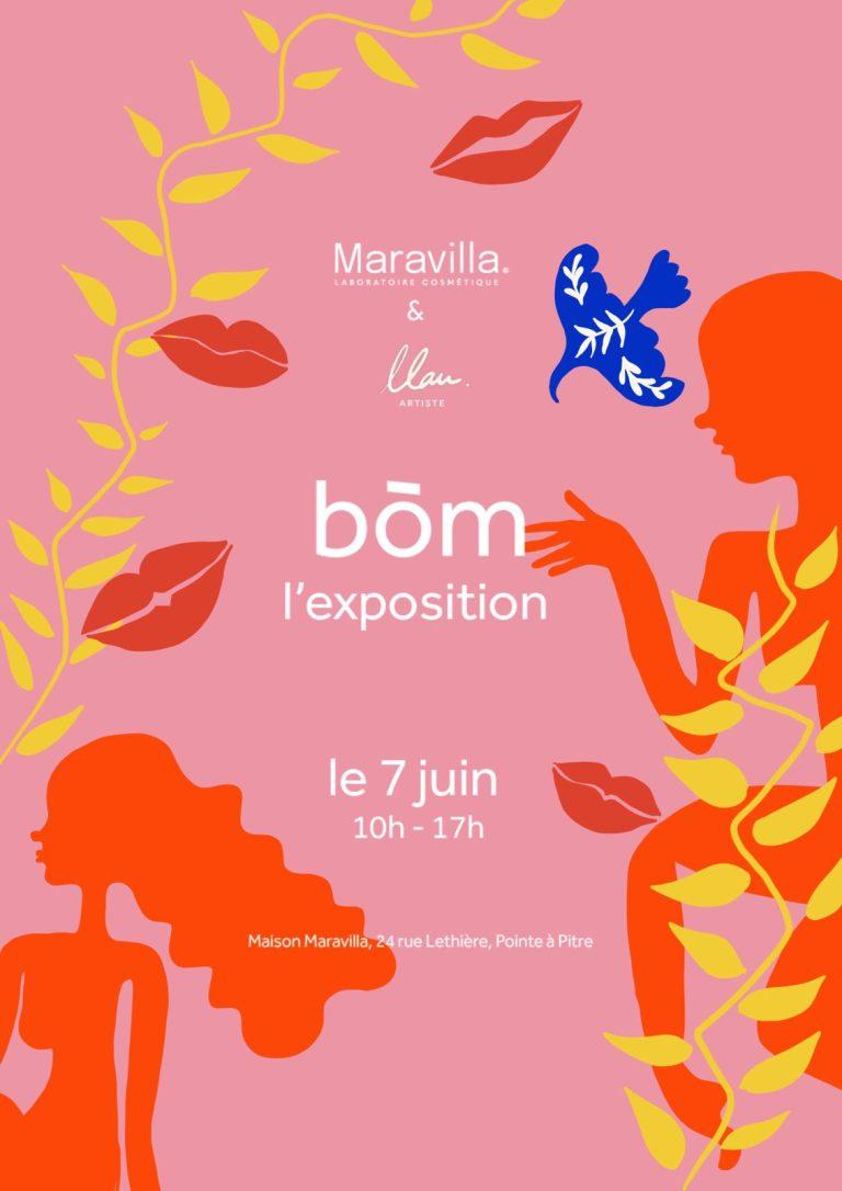 Immersion artistique le samedi 7 juin 2025 à la Maison Maravilla avec Maravilla Cosmétique et l’artiste LLAU autour du produit Bòm. Un parcours sensoriel et créatif entre cosmétiques créoles et art visuel.