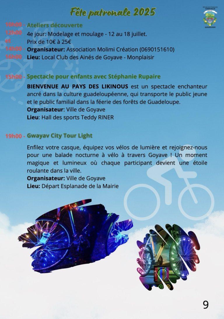 Fête Patronale de Goyave 2025 sur le thème “Vivons une Aventure Économique”, un mois d’animations autour de l’économie durable du 6 juillet au 7 août 2025 en Guadeloupe.
