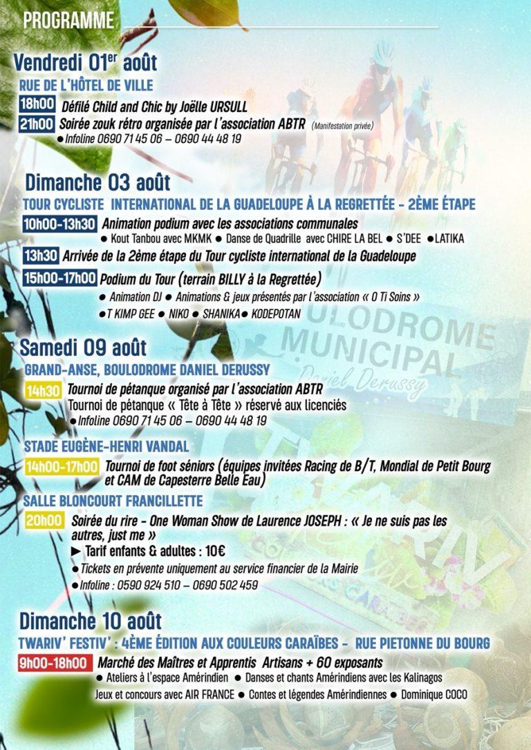 Fête patronale de Trois-Rivières en 2025, placée sous le signe de la transformation dynamique et durable avec un programme culturel et festif célébrant l’identité de la commune.