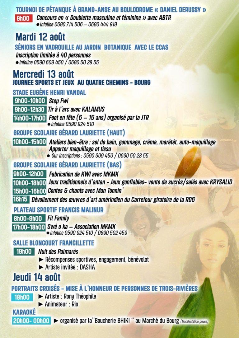 Fête patronale de Trois-Rivières en 2025, placée sous le signe de la transformation dynamique et durable avec un programme culturel et festif célébrant l’identité de la commune.