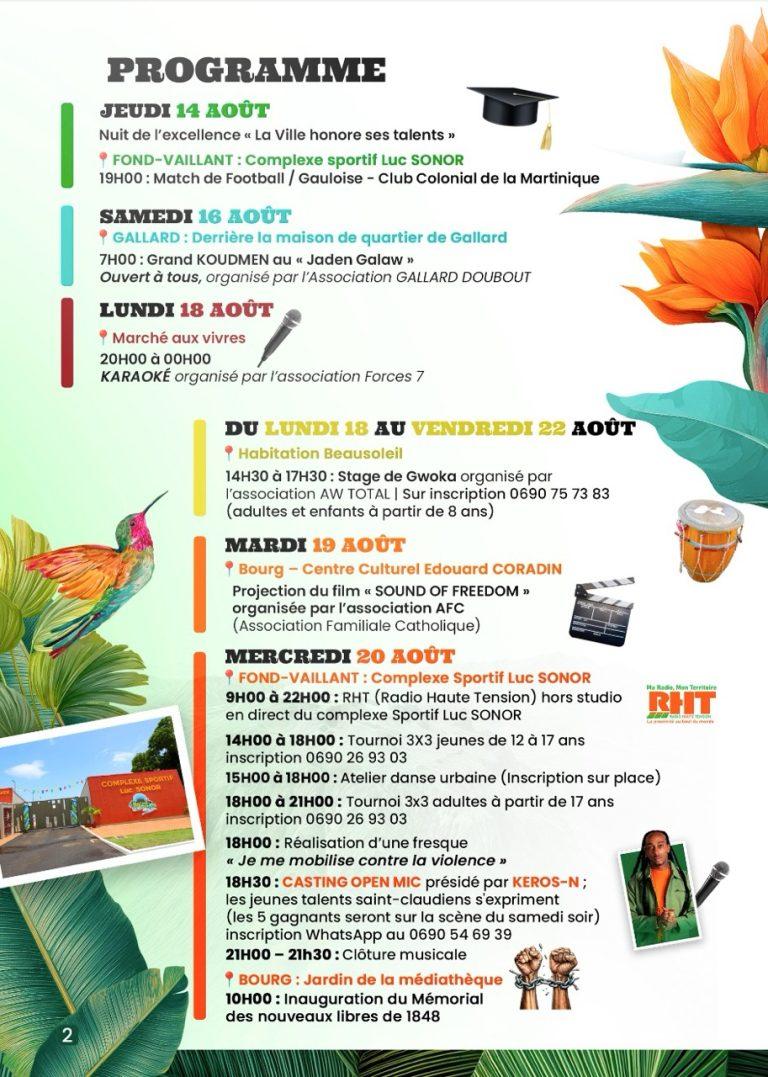 Ville de Saint-Claude invite à découvrir son riche patrimoine naturel du 14 août au 26 septembre 2025 à travers un programme festif et culturel valorisant la biodiversité locale.