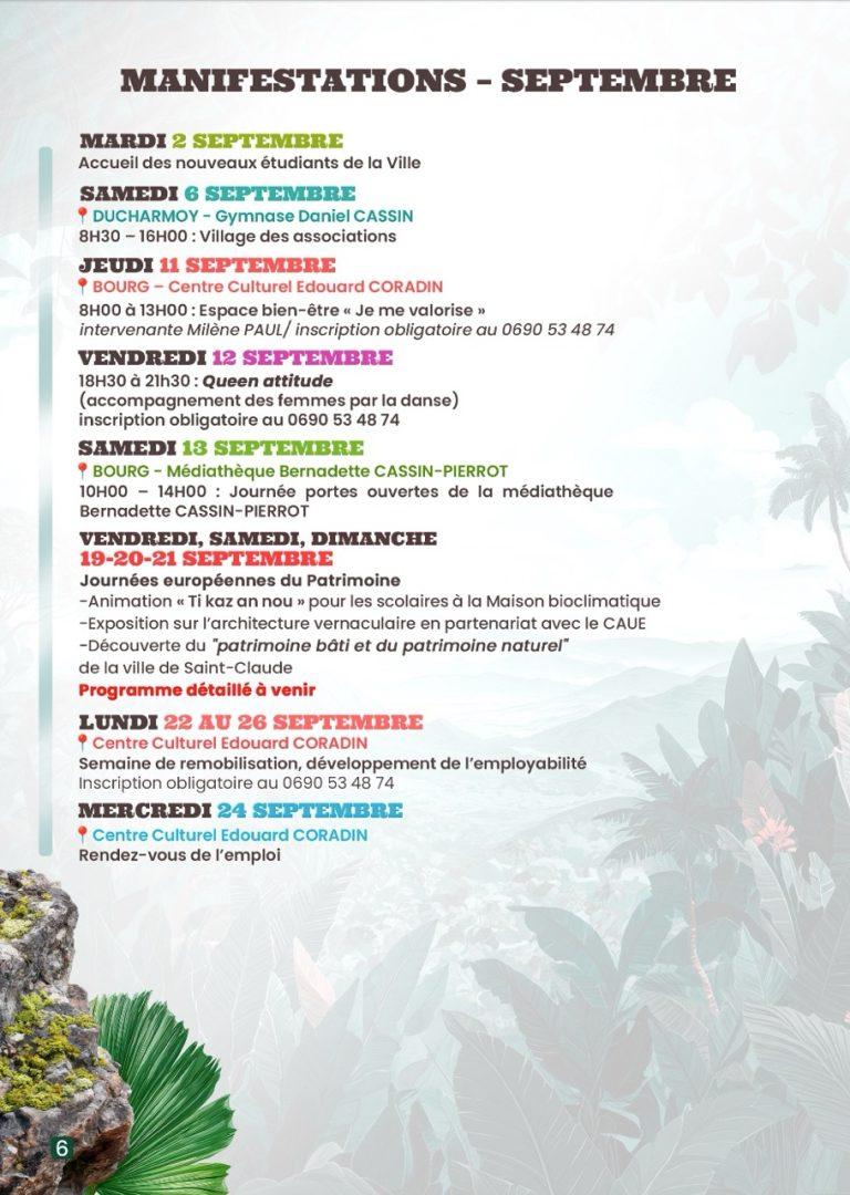 Ville de Saint-Claude invite à découvrir son riche patrimoine naturel du 14 août au 26 septembre 2025 à travers un programme festif et culturel valorisant la biodiversité locale.