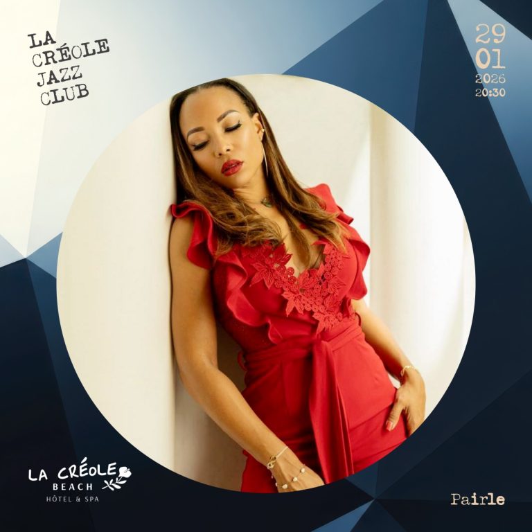 Concert jazz avec Pairle à La Créole Jazz Club le 29 janvier 2026 à 20h30 à La Créole Beach Hôtel & Spa au Gosier, soirée musicale élégante entre jazz et sonorités créoles
