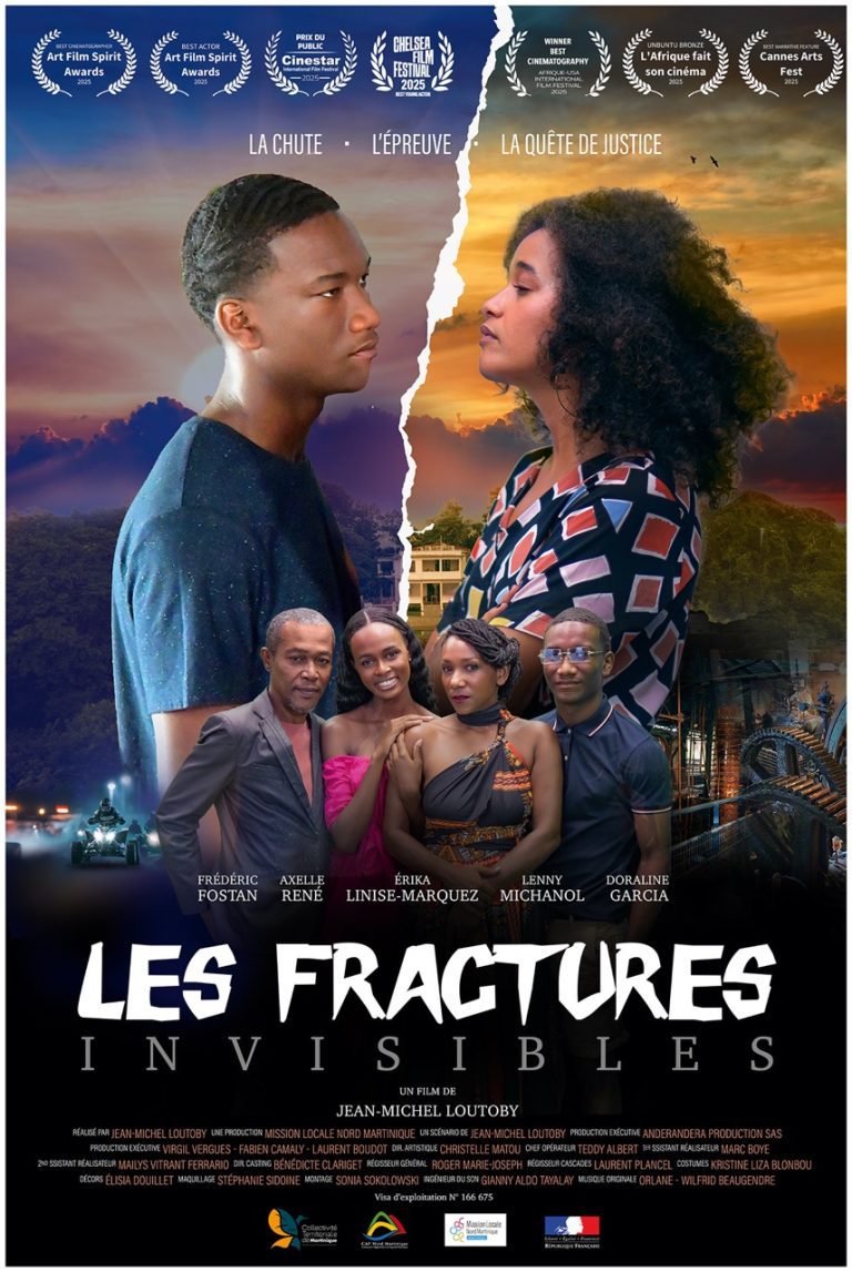 Photo of cheerful beautiful trans person dressed green shirt arms folded isolated blue color background.