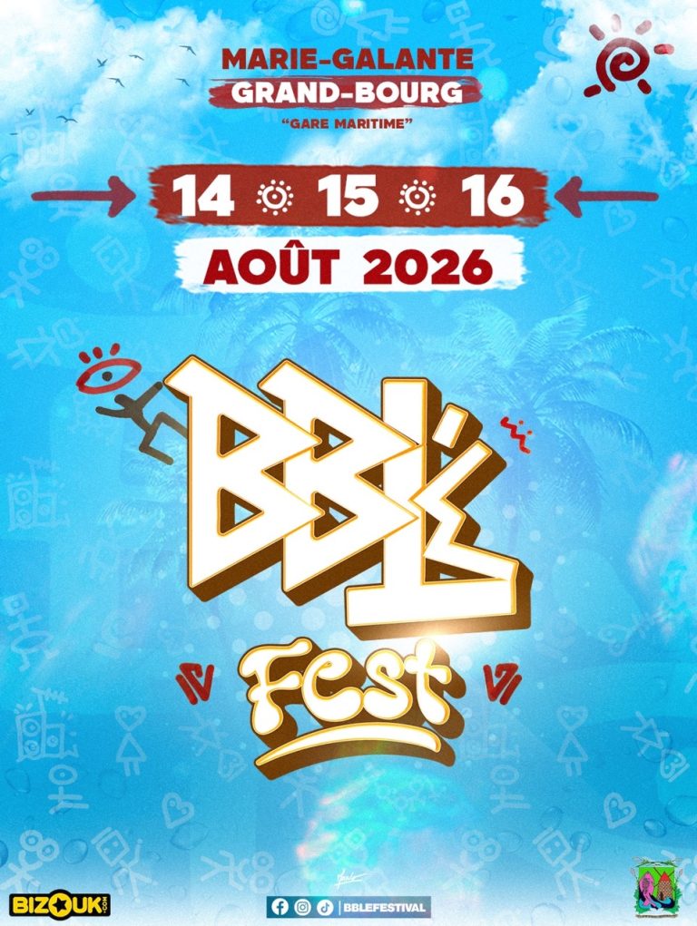 BBL Fest du 14 au 16 août 2026 à la gare maritime de Grand-Bourg à Marie-Galante, festival estival mêlant concerts, ambiance festive et culture urbaine dans un cadre maritime emblématique de l’île.