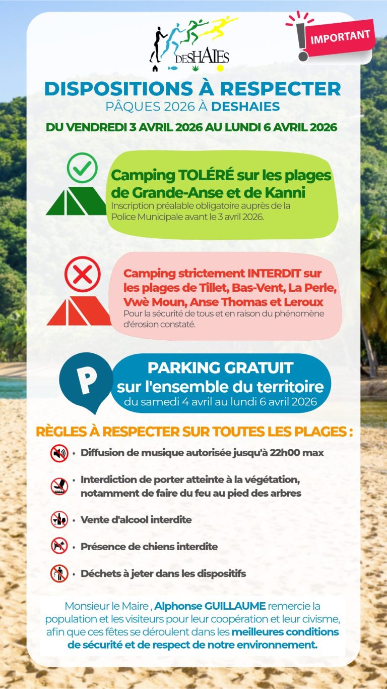 Bivouac Camping à Deshaies