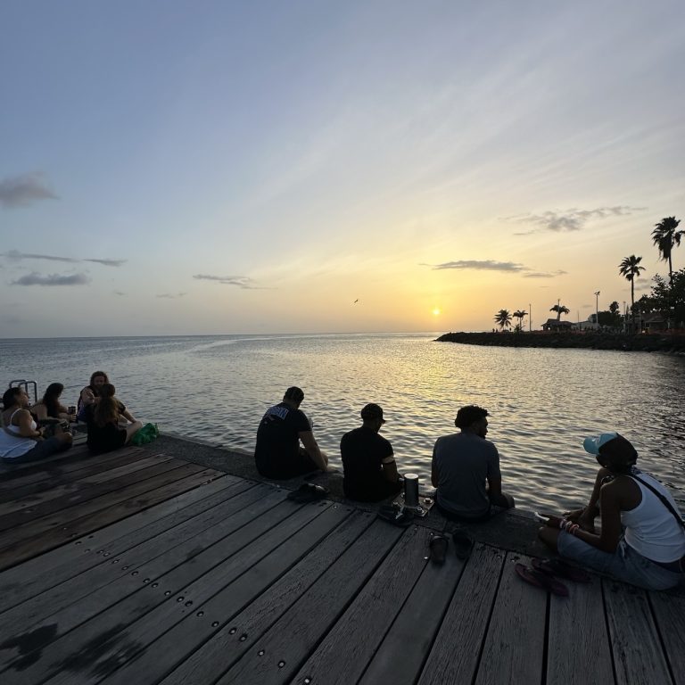 Spot coucher de soleil - Ponton Schoelcher - Martinique