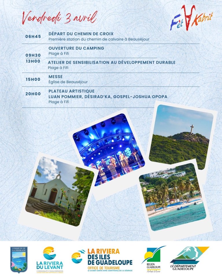 Découvrez le programme du vendredi 3 avril pour la Fet a Kabrit