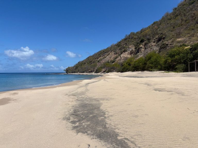 Rendezvous Beach plage sable blanc Montserrat