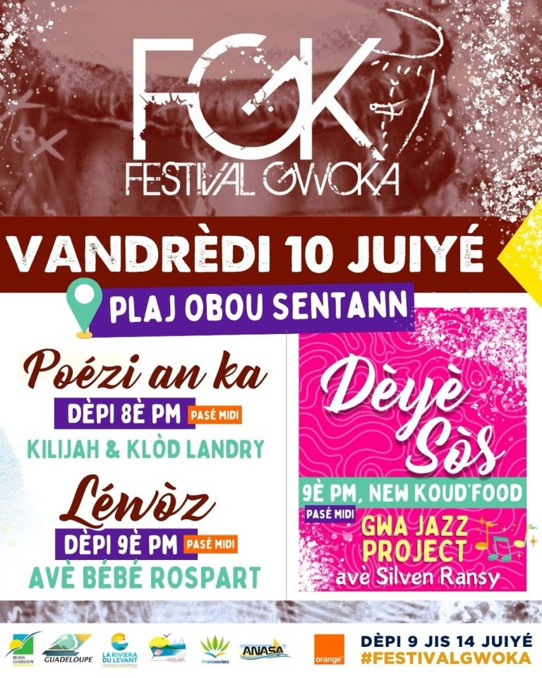 Festival de Gwoka programme jour par jour pour 2026