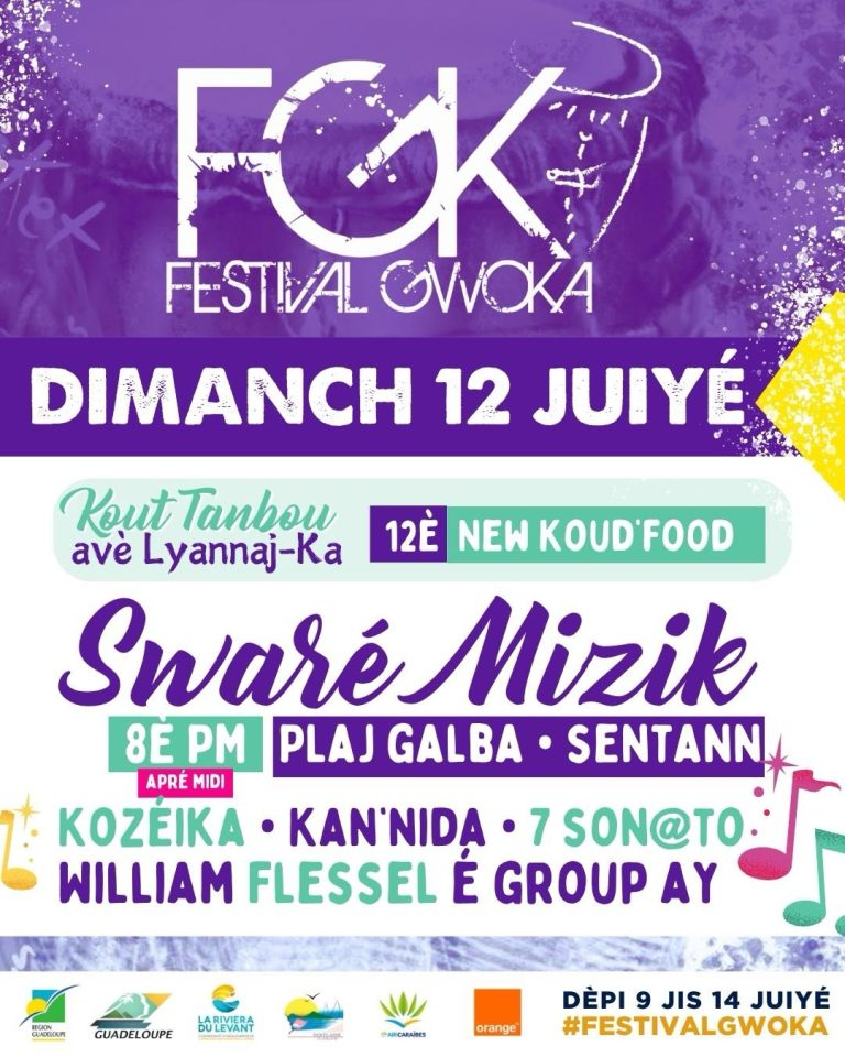 Festival de Gwoka programme jour par jour pour 2026