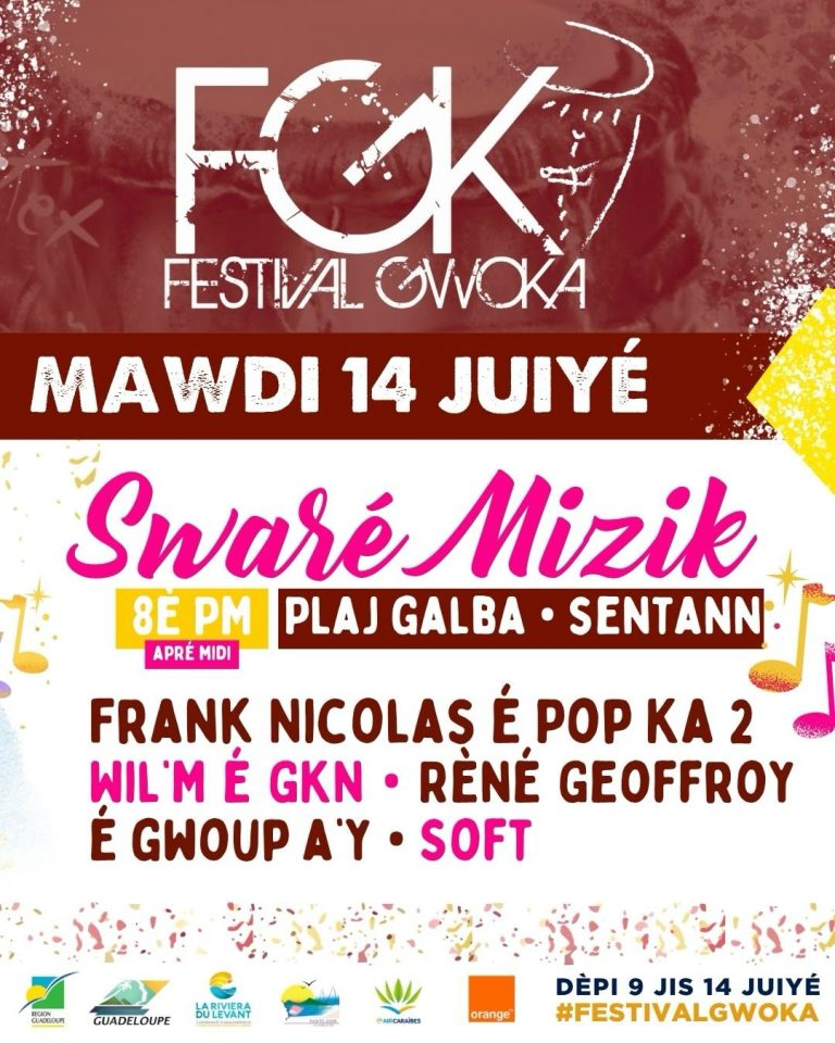 Festival de Gwoka programme jour par jour pour 2026