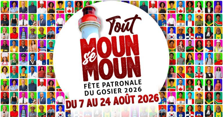 Fête Patronale du Gosier 2026 « Tout Moun Sé Moun », en Guadeloupe, du 7 au 24 août 2026.