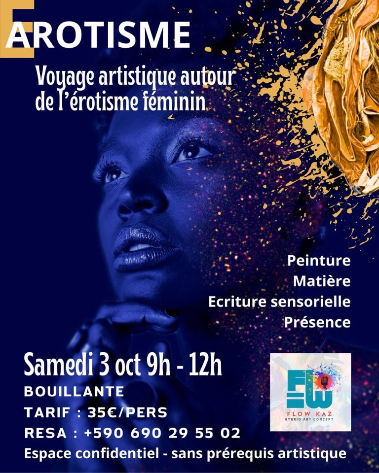 Arotisme – Atelier créatif – 3 octobre 2026 – Bouillante, Guadeloupe