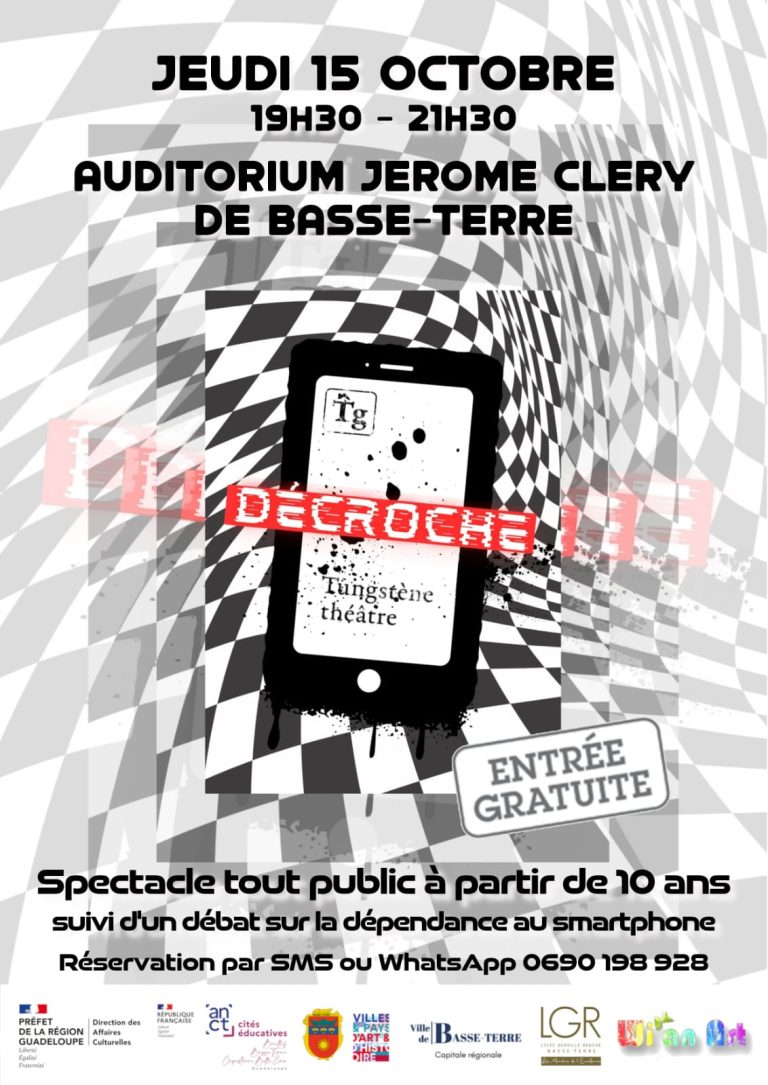 Décroche – Tungstène Théâtre – 15 octobre 2026 – Basse-Terre, Guadeloupe