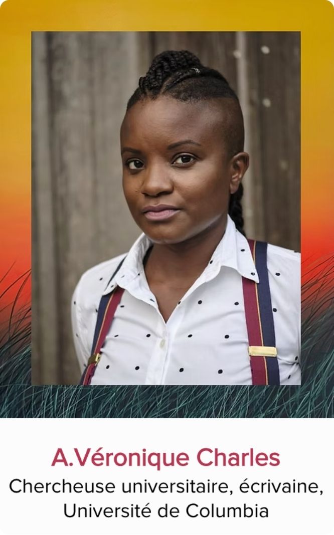 Portrait d'A. Véronique Charles, chercheuse universitaire, écrivaine et panéliste invitée au Festival Monde en Vues 2026 en Guadeloupe.