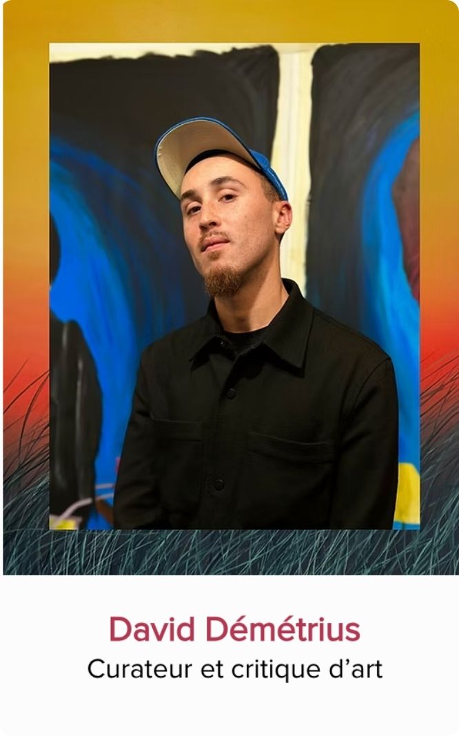 Portrait de David Démétrius, curateur et critique d'art, panéliste invité au Festival Monde en Vues 2026 en Guadeloupe.