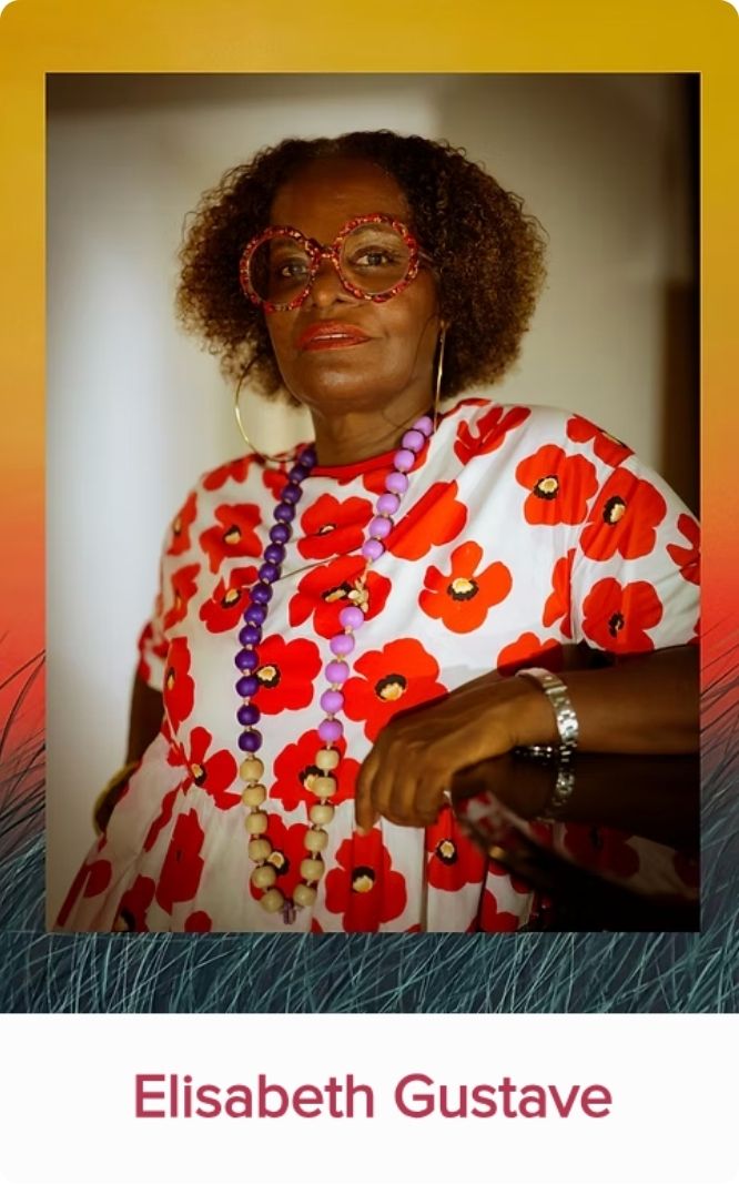 Portrait d’Elisabeth Gustave, passeuse de paroles invitée au Festival Monde en Vues 2026 en Guadeloupe.