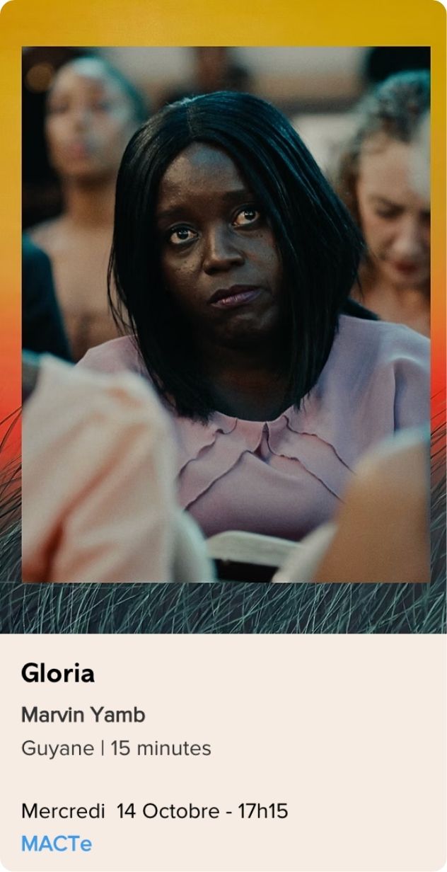 Gloria réalisé par Marvin Yamb, présenté au Festival Monde en Vues 2026 – 13e édition en Guadeloupe.