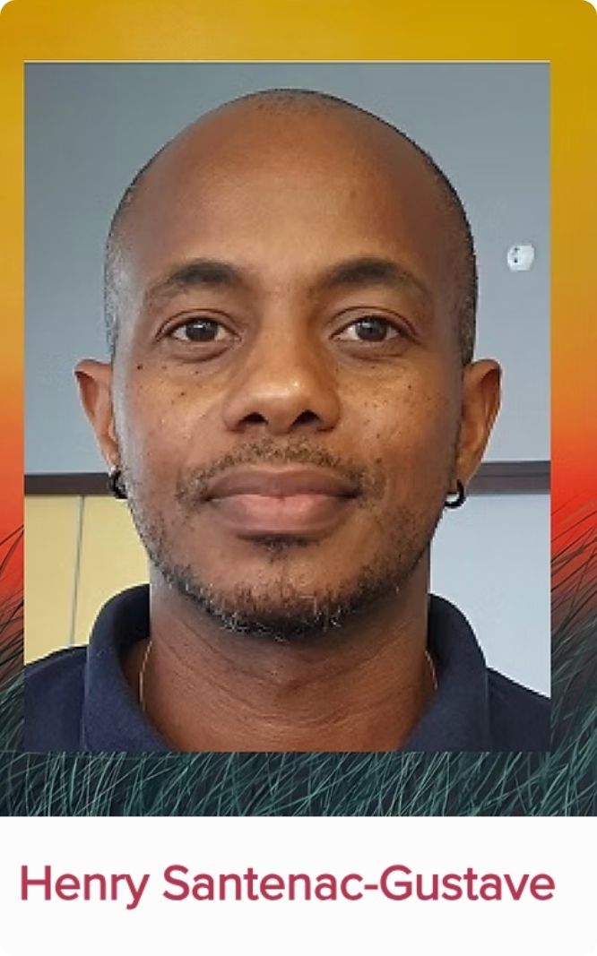Portrait de Henry Santenac-Gustave, passeur de paroles invité au Festival Monde en Vues 2026 en Guadeloupe.