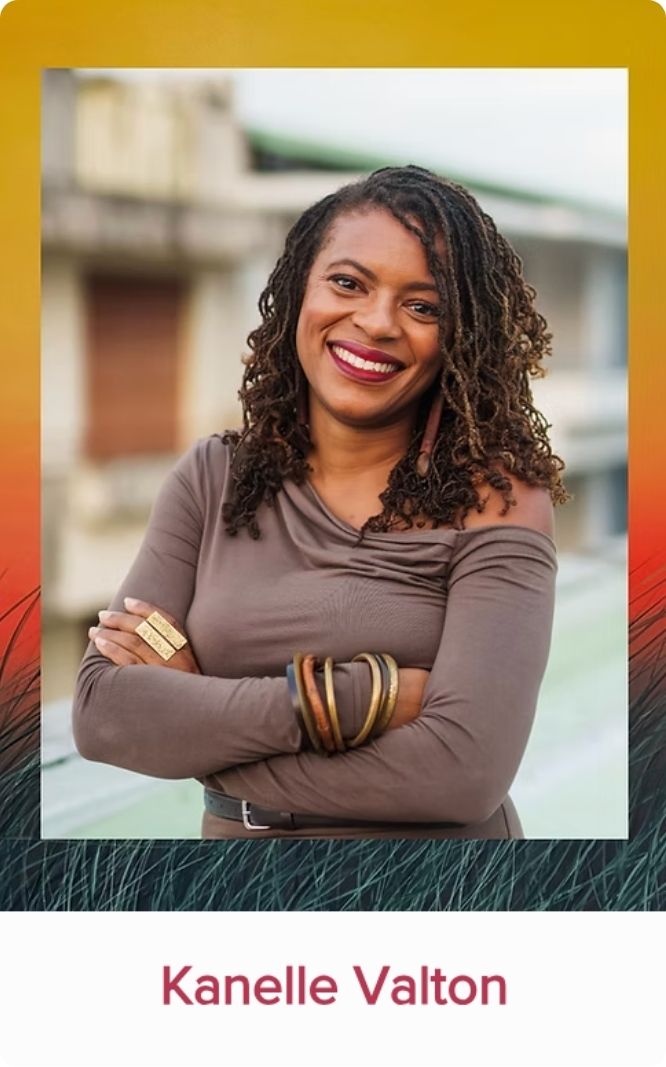 Portrait de Kanelle Valton, passeuse de paroles invitée au Festival Monde en Vues 2026 en Guadeloupe.