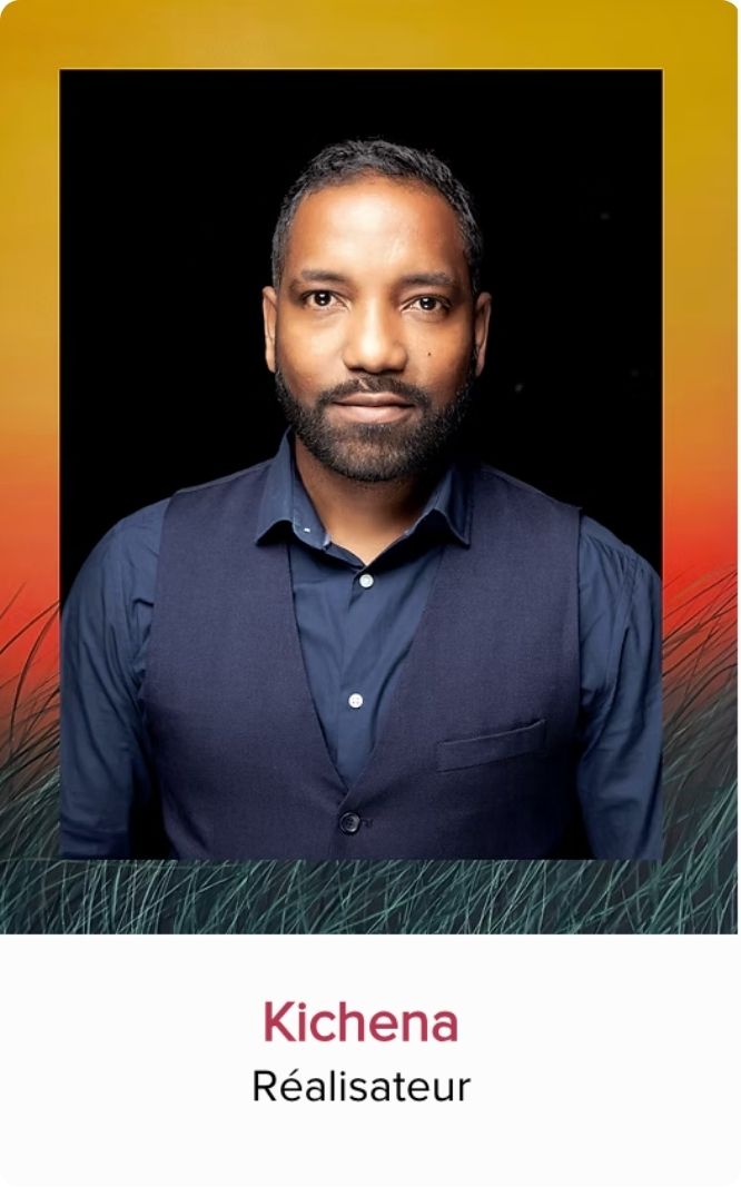 Portrait de Kichena, réalisateur invité au Festival Monde en Vues 2026 en Guadeloupe.