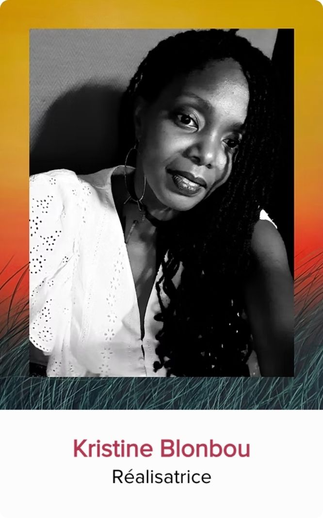 Portrait de Kristine Blonbou, réalisatrice invitée au Festival Monde en Vues 2026 en Guadeloupe.