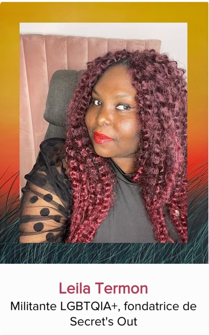 Portrait de Leila Termon, militante LGBTQIA+, fondatrice de Secret's Out et panéliste invitée au Festival Monde en Vues 2026 en Guadeloupe.