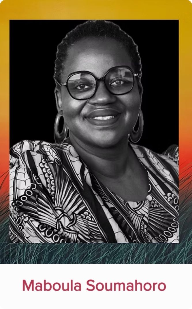 Portrait de Maboula Soumahoro, passeuse de paroles invitée au Festival Monde en Vues 2026 en Guadeloupe.